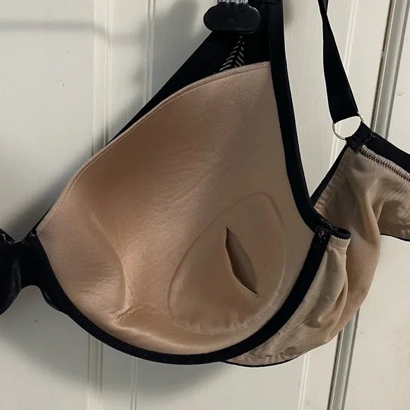 ThirdLove Shadow Stripe Plunge Bra Size 40F Black Lace - Picture 10 of 10